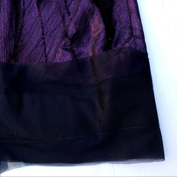 Vera Wang Lavender Label Purple Shimmer Dress - Picture 6 of 8
